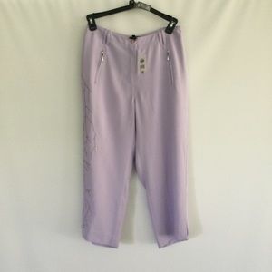 Jamie Sadock Capri Pant Color Iris Size 4 #T5